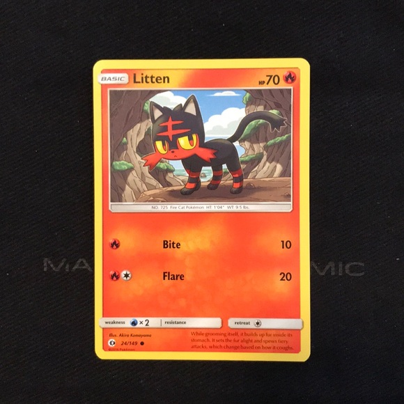 Lot of 3- Litten, Torracat, and Incineroar 2017 - Picture 2 of 4